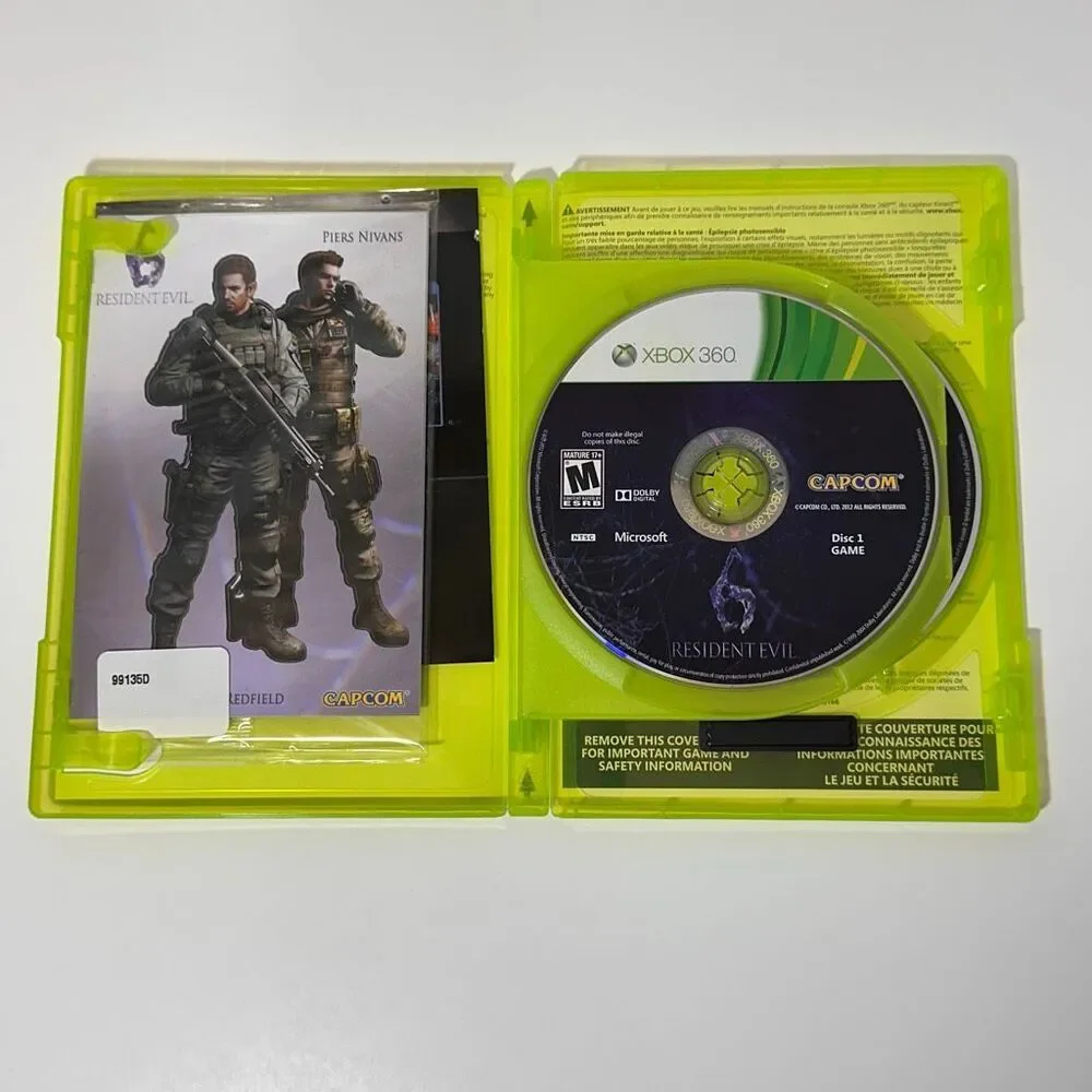 Resident Evil 6 XBOX 360 Videogame